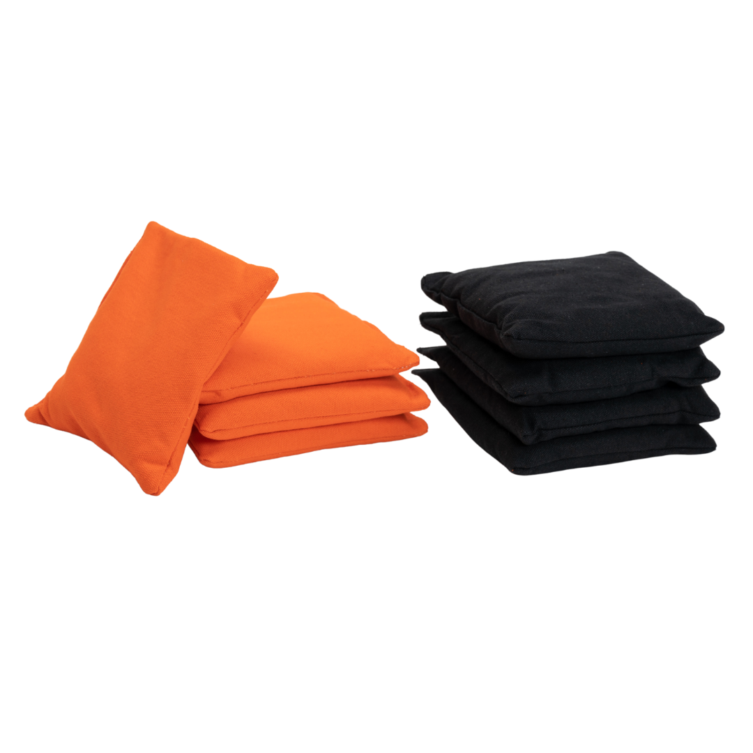 2x4 Cornhole Bags - Granulaat vulling - Oranje/Zwart