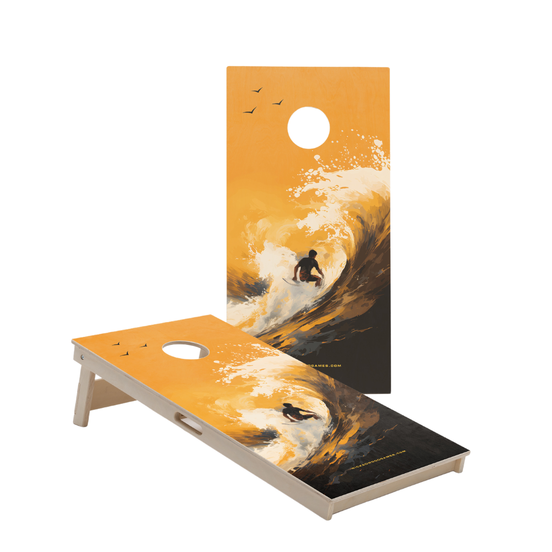 Cornhole SURF - Set - 2 Bretter / 2x4 Taschen