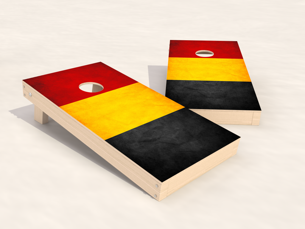 Cornhole Länderset - USA/Belgien Paket - 120x60cm - 2x4 Beutel - Wicked Wood Games